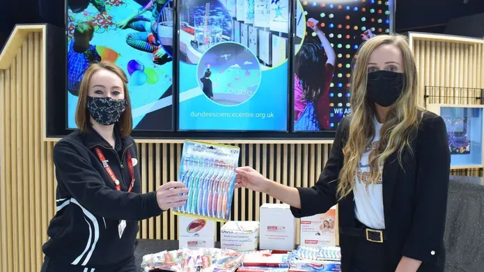 Toothy tiger drop off