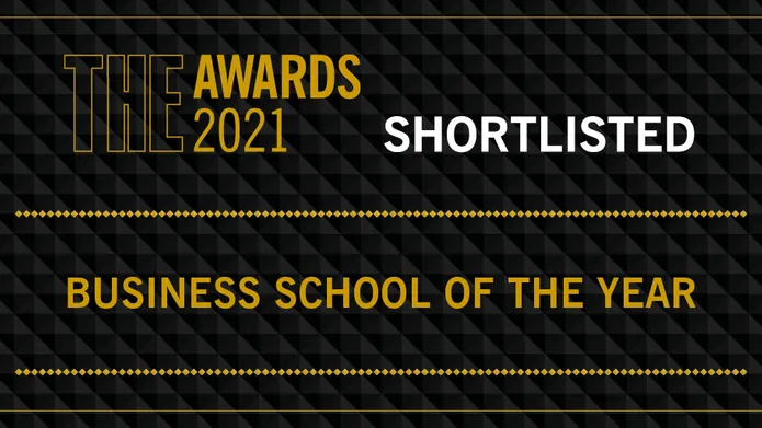 Graphic of the THE shortlist logo