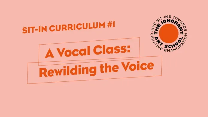 Title card for A Vocal Class: Rewilding the Voice