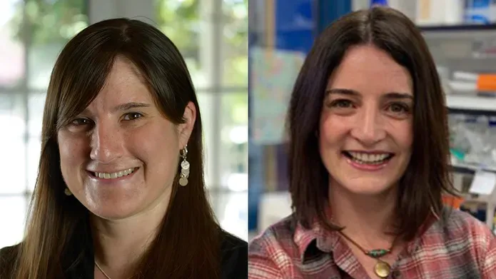 portrait of two women side by side