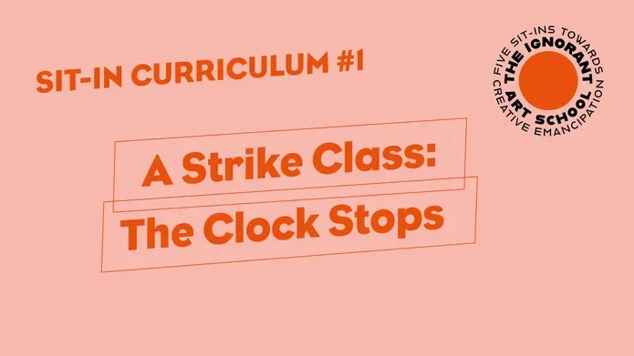 A strike class: the clock stops