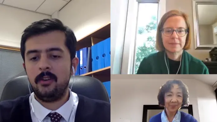 Clockwise from left Dr Rahmi Kopar, Dr Erica Downs, Dr Janet Xuanli Liao