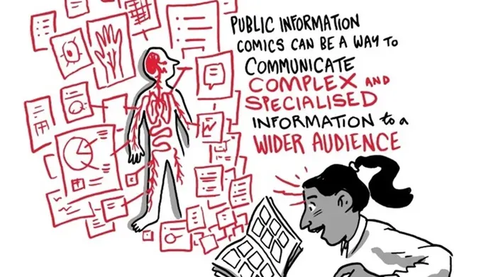 Creating Public Information Comics artwork by Jack Brougham