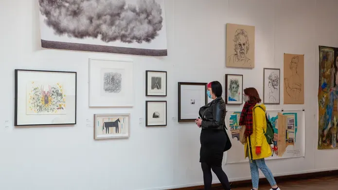 Visitors view exhibits at the 20221 TWBP exhibition