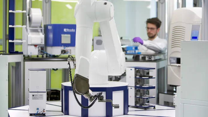 robot in lab for national phenotypic screening