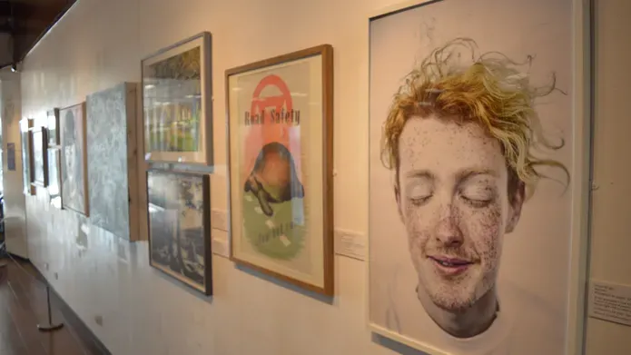 Image of an exhibition in the Tower Foyer