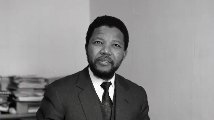 Nelson Mandela photograph by Michael Peto