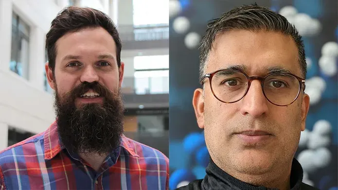 From left: Greg Findlay and Satpal Virdee