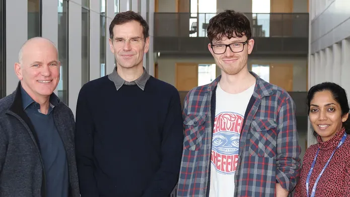L-R Prof. Geoff Barton, Prof. Gordon Simpson, Dr Matthew Parker Dr Nisha Joy