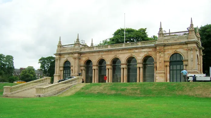 The pavilion at Baxter Park