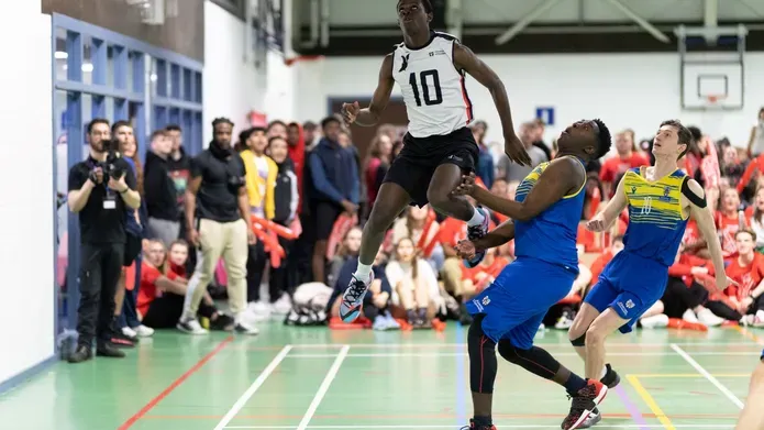 Dundee v Abertay men's basketball game
