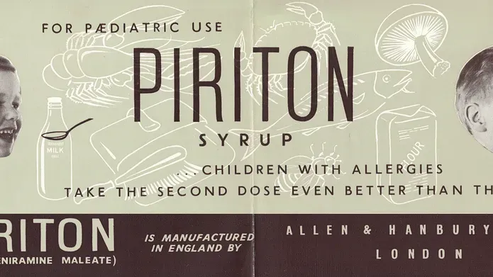 Piriton leaflet c1957