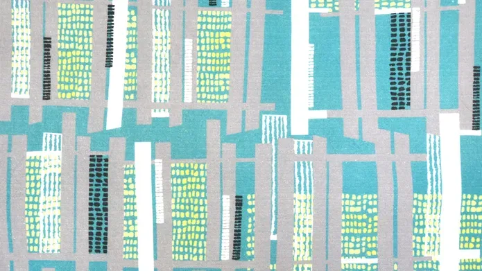 detail from a textile sample by Molly Marshalsey, 2019