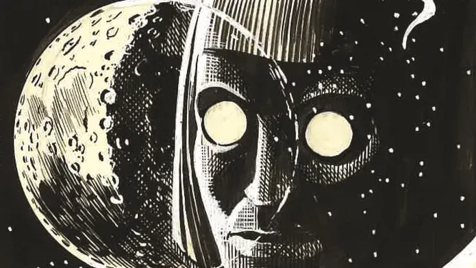 Comic drawing from Jeff Hawke