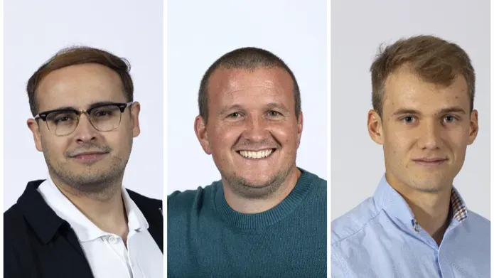 Portrait images of Ricardo, Keith and Ryan