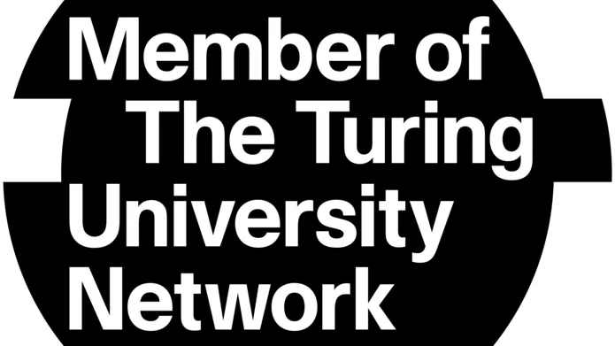 Turing University Network logo, reading 'Member of the Turing University Network'