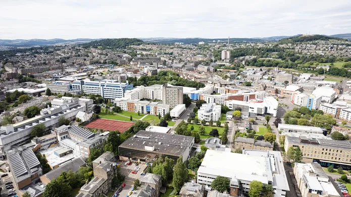 City campus from the air