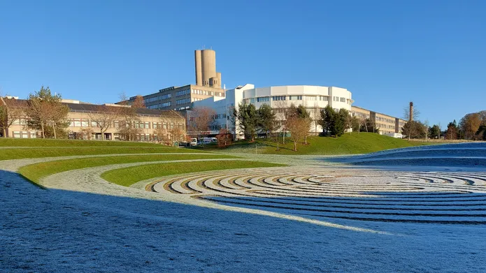 A view of Ninewells Hospital 