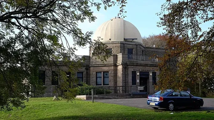 Mills observatory and car park