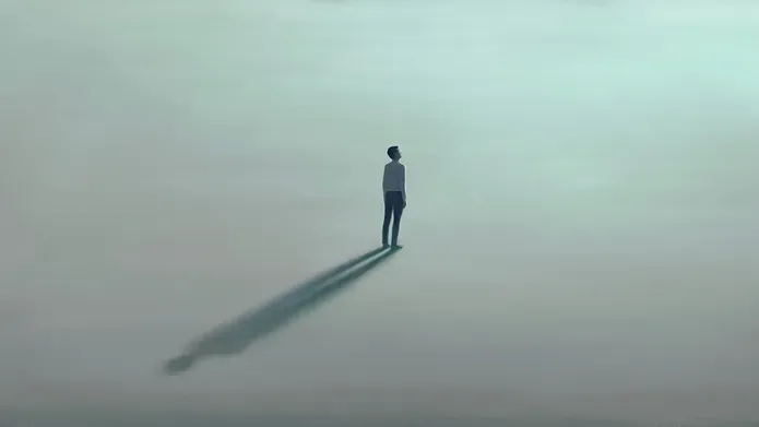 Figure standing on their own