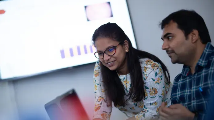 people working on computer