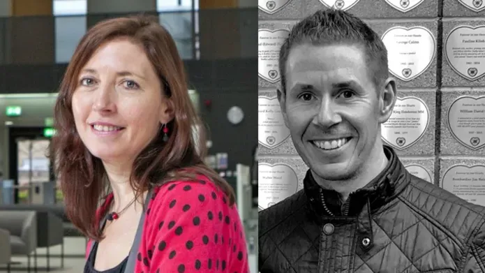 Kim Dale and Graham Christie