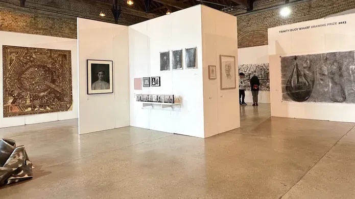 Exhibition space at Trinity Buoy Wharf