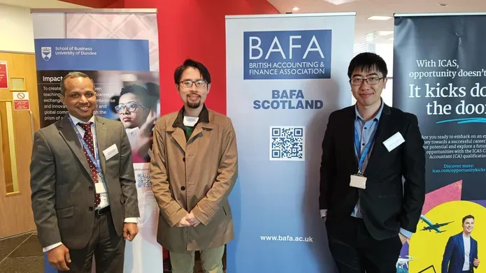 Dr Ahmed Hassan Ahmed and colleagues attend the BAFA Scotland conference