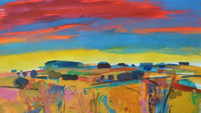 A Fife landscape painted by Alan Watson