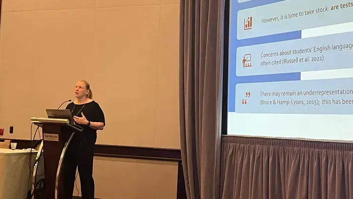 Professor Susan Kinnear gives lecture at CBIE 2024