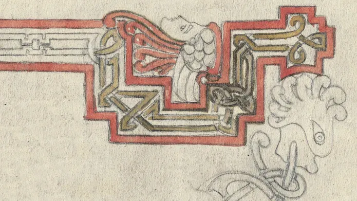 Detail from Celtic illustration by Nell Baxter