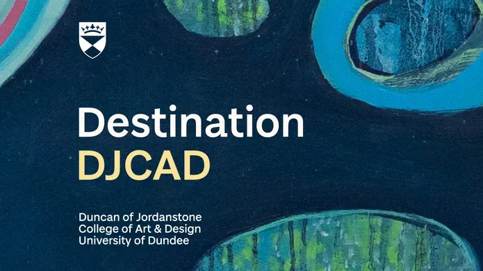 Poster for Destination DJCAD event