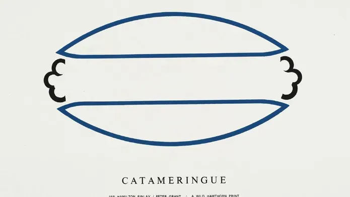 text-based work by Ian Hamilton Finlay