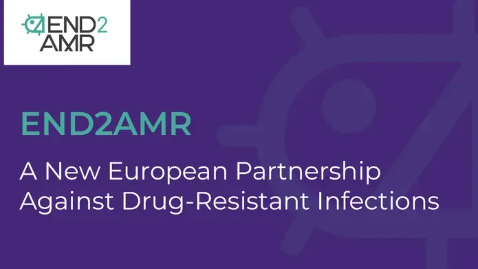 Logo for END2AMR - A new european partnership against drug-resistant infectionss
