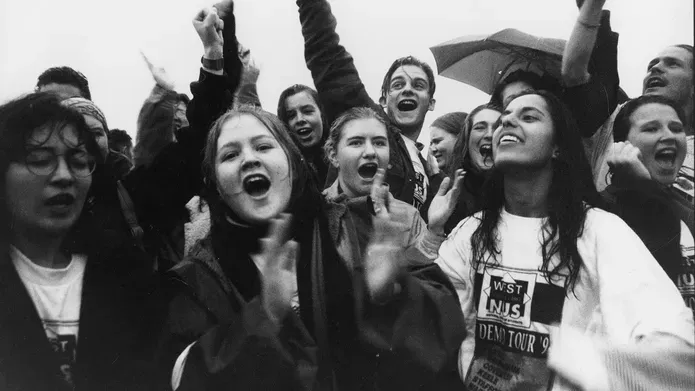photo of students celebrating