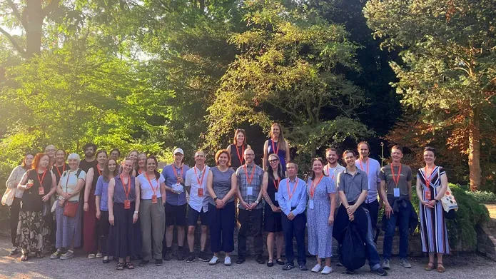 A group photo of HIC staff who attended a conference in Rotterdam
