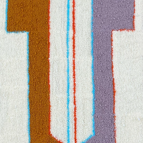 Zoomed in image of carpet detail
