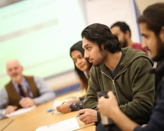 Students in a workshop