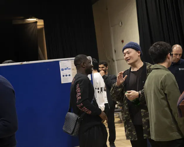 Students at business challenge event