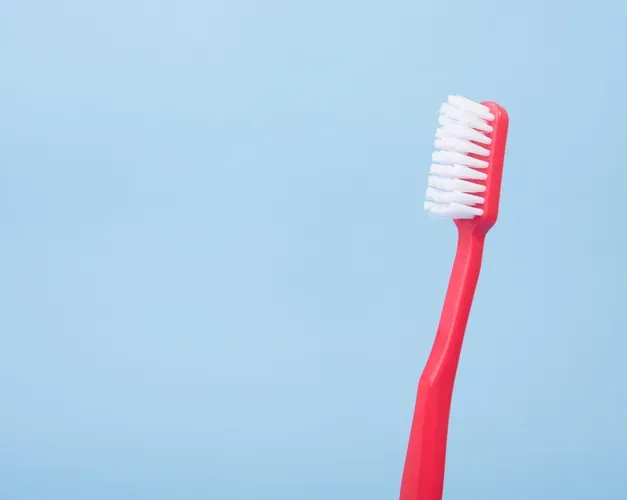 Red toothbrush