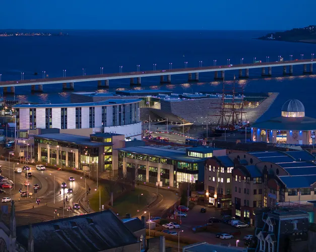 Dundee Waterfront at night