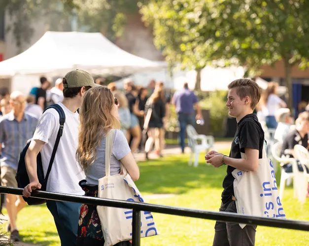Students at Open Day