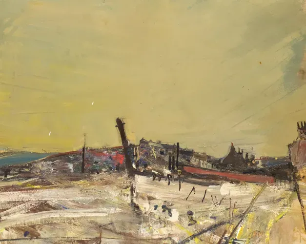 Joan Eardley painting