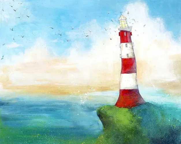 Zoe's lighthouse illustration