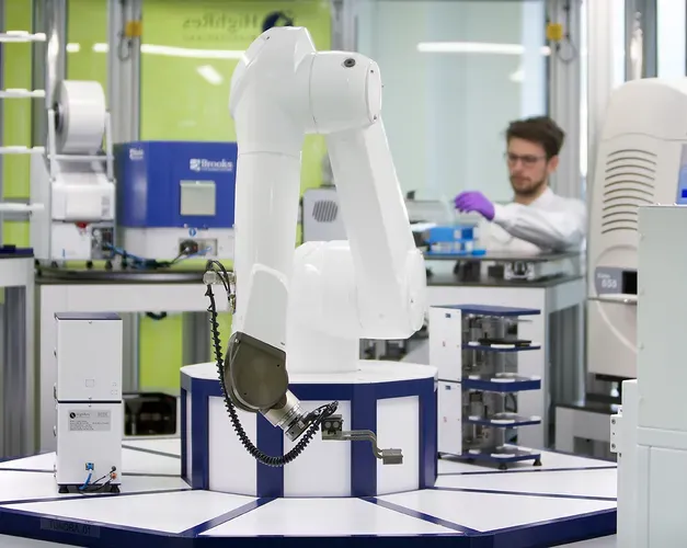 robot in lab for national phenotypic screening