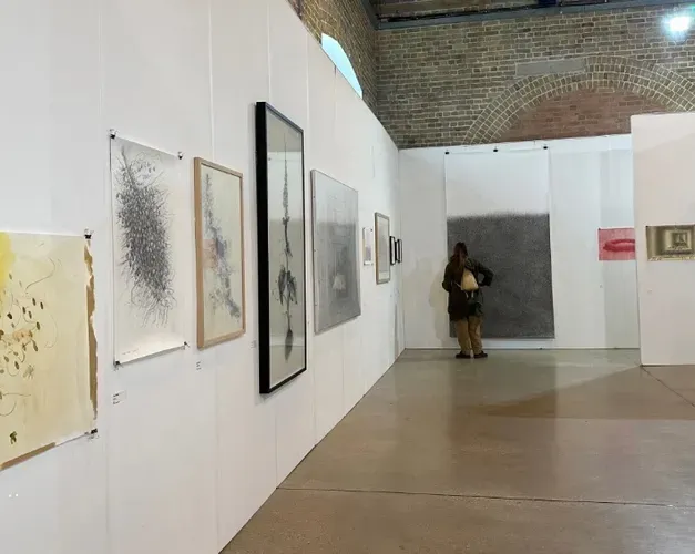 Exhibition space at Trinity Buoy wharf