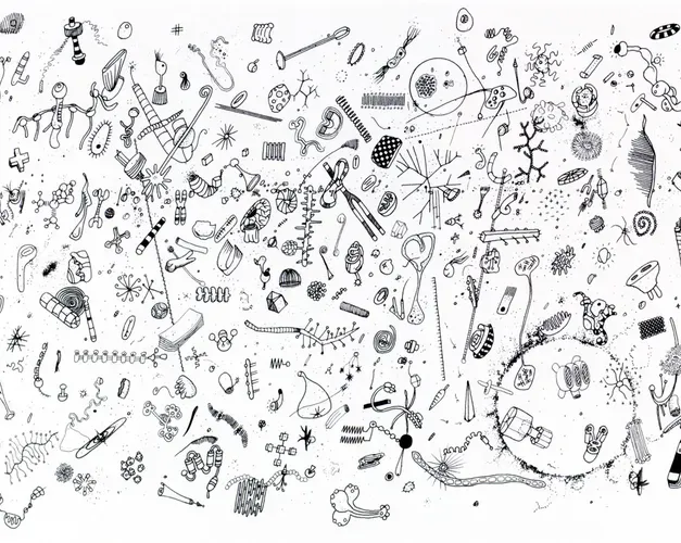Drawing of very small things by Michael Whittle