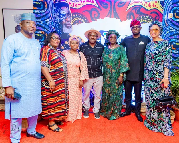 A group of Nigerian alumni of the University of Dundee at an alumni event