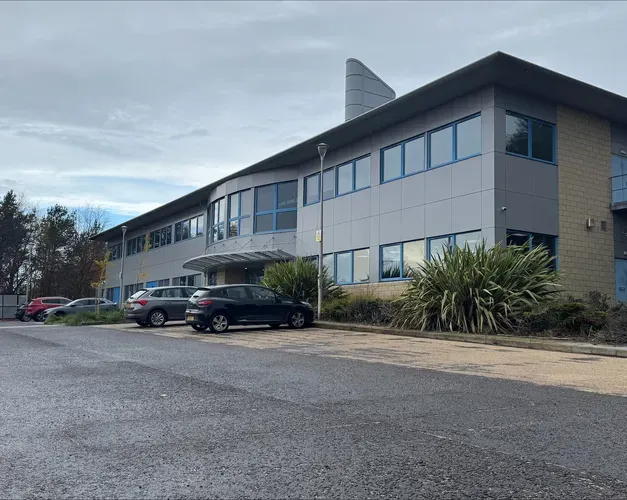An external shot of Wilson House and its car park.