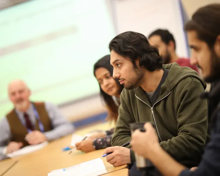 Students in a workshop
